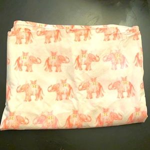 Pottery barn elephant twin flat bed sheet only